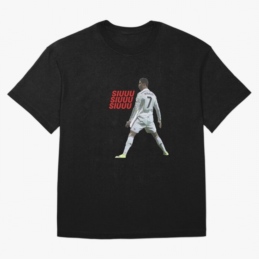 SIUUU #25 Oversized T-Shirt Bring Home FIFA World Cup 2026 for Fans of Messi, CR7 and Mbappe and France and Portugal, Bringing Worldwide Fan Energy, Dramatic Goals, Stadium Lights and Championship Celebrations; Ideal for Fans Who Follow Messi,