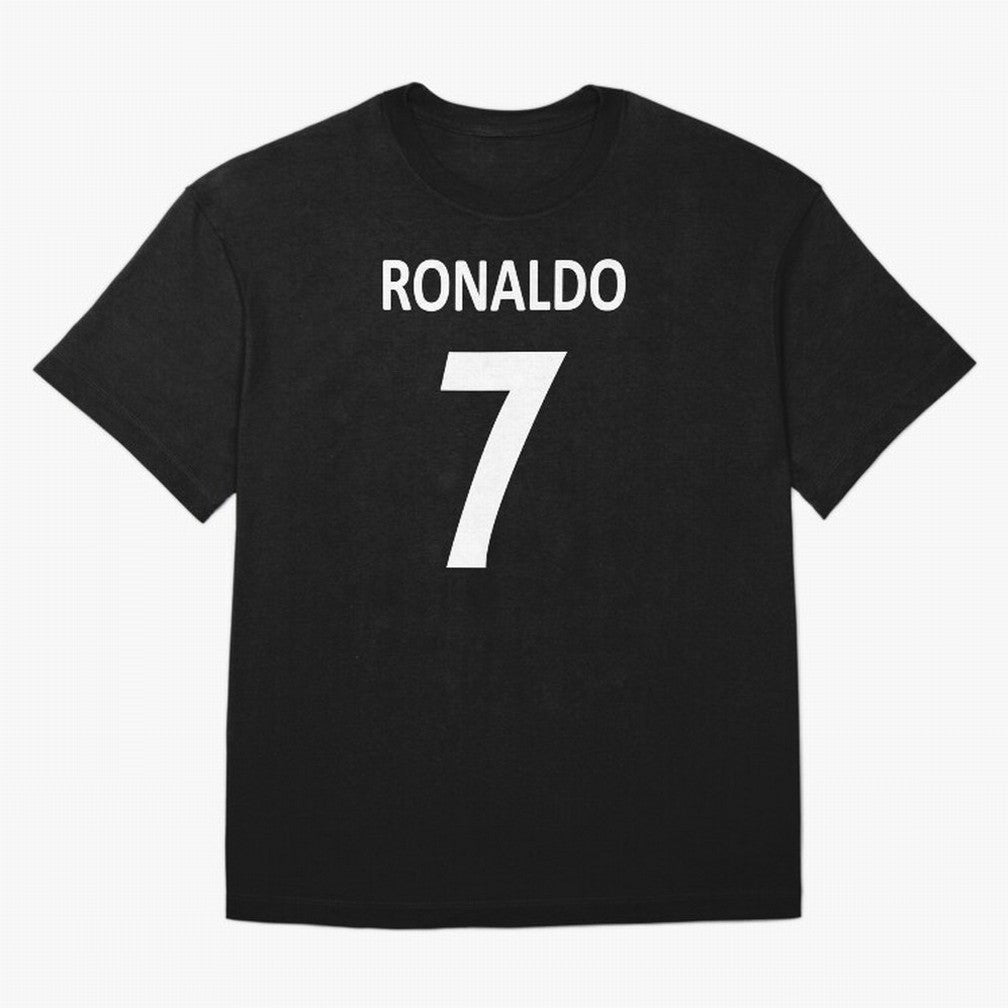 RONALDO NO.7 Oversized T-Shirt Celebrate Supporters United by Match Day Hype around FIFA World Cup 2026, Haaland and Mbappe, Spain and Netherlands, Retro Football Energy, Iconic Rivalries, Trophy Chase Drama and Stadium Atmosphere; Perfect for