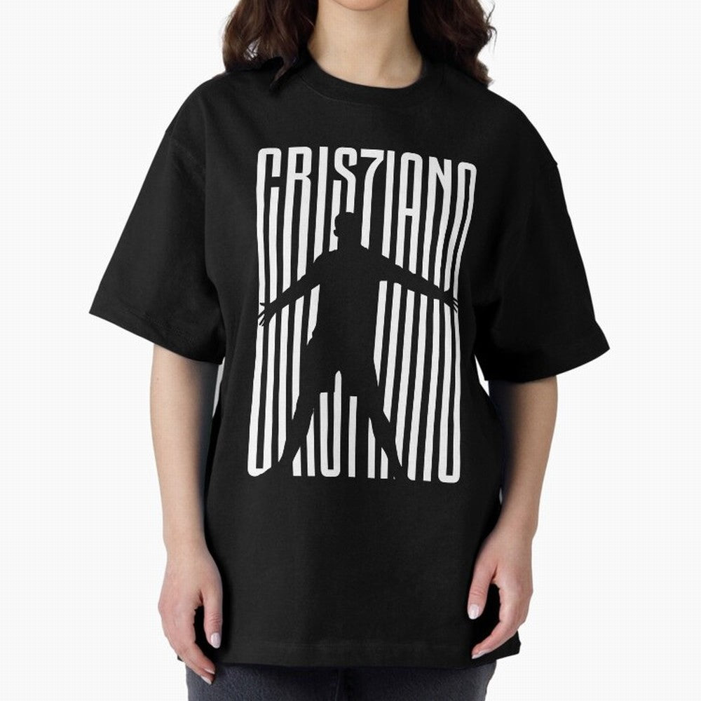 CRIS7IANO RONALDO? Oversized T-Shirt Celebrate Supporters United by Global Football Passion for FIFA World Cup 2026, Inspired by Neymar, Haaland and Cristiano Ronaldo, England, France and Netherlands, Football Festival Excitement, Trophy Ambitions,