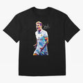 Kroos Footballer Wpap Art Oversized T-Shirt Show Passion for the Stars of FIFA World Cup 2026 Group Stage for Fans of CR7 and England, France and Netherlands, Bringing Soccer Culture, Superstar Moments, National Team Dreams and Competitive Fire;