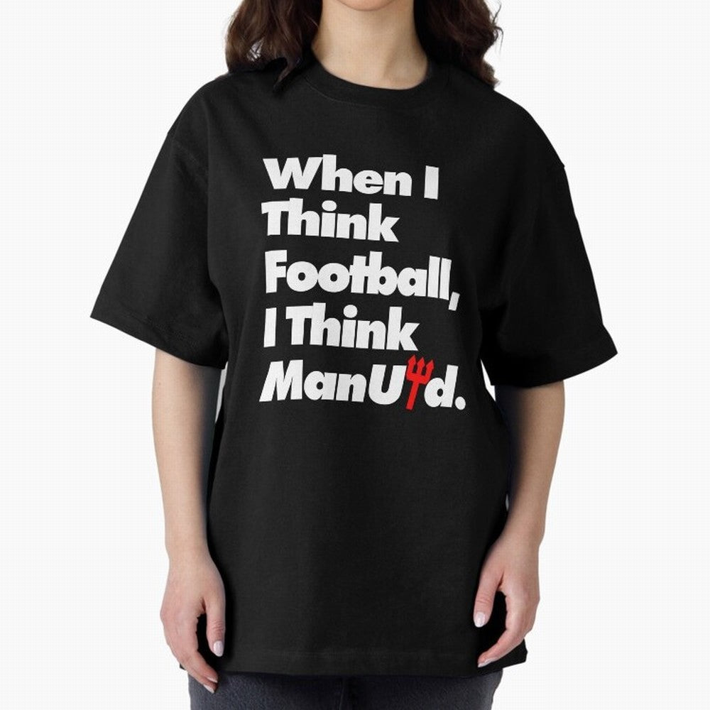 Manchester United Oversized T-Shirt Show Passion for the Stars of the FIFA World Cup 2026 Journey through Messi Highlights, Argentina Pride, Match Day Excitement, Supporter Culture, Golden Goals and Global Football Passion; Perfect for People Who