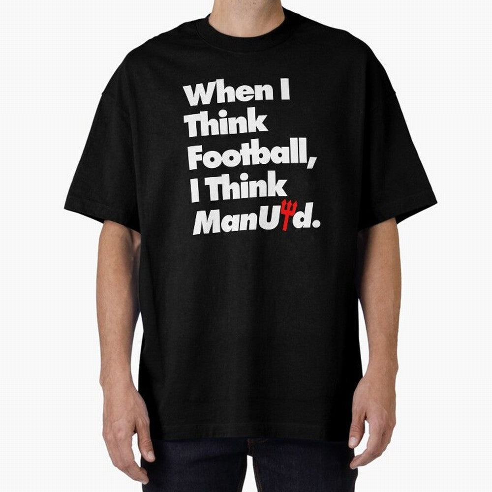 Manchester United Oversized T-Shirt Show Passion for the Stars of the FIFA World Cup 2026 Journey through Messi Highlights, Argentina Pride, Match Day Excitement, Supporter Culture, Golden Goals and Global Football Passion; Perfect for People Who