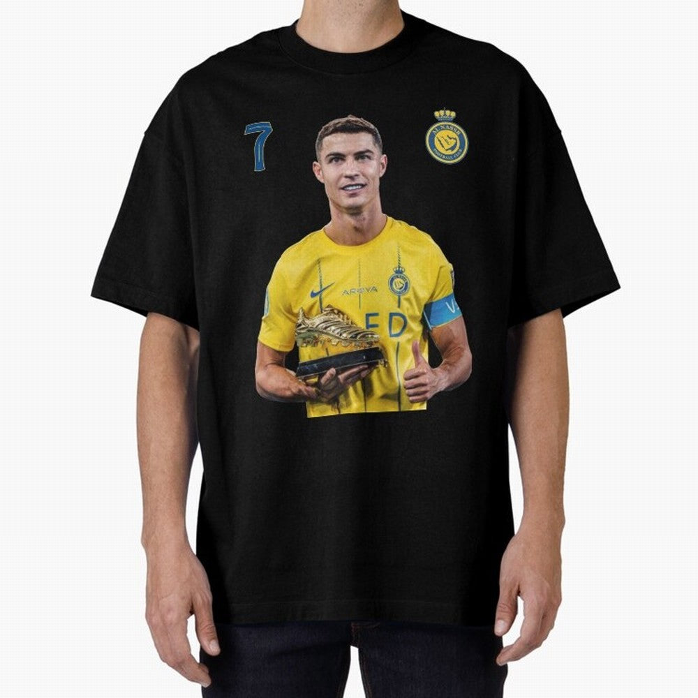 Cr7 cristiano ronaldo red black yellow blue milano real madid ronaldo cr ronaldo cristiano Portugal 7 9 united alnassr al nassr nassr al nassar hilal Oversized T-Shirt Unlock FIFA World Cup 2026 Group Stage for Fans of Neymar, Haaland and Cristiano