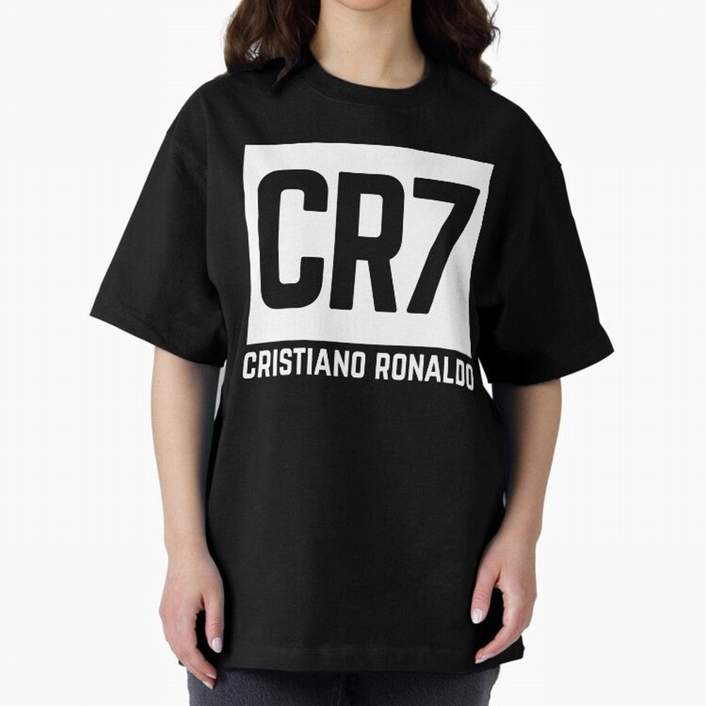Cristiano Ronaldo white Oversized T-Shirt Spotlight the FIFA World Cup 2026 USA Canada Mexico Journey through Haaland Highlights, Spain Pride, Global Supporter Spirit, Legendary Goals, National Colors and Tournament Celebration; Perfect for