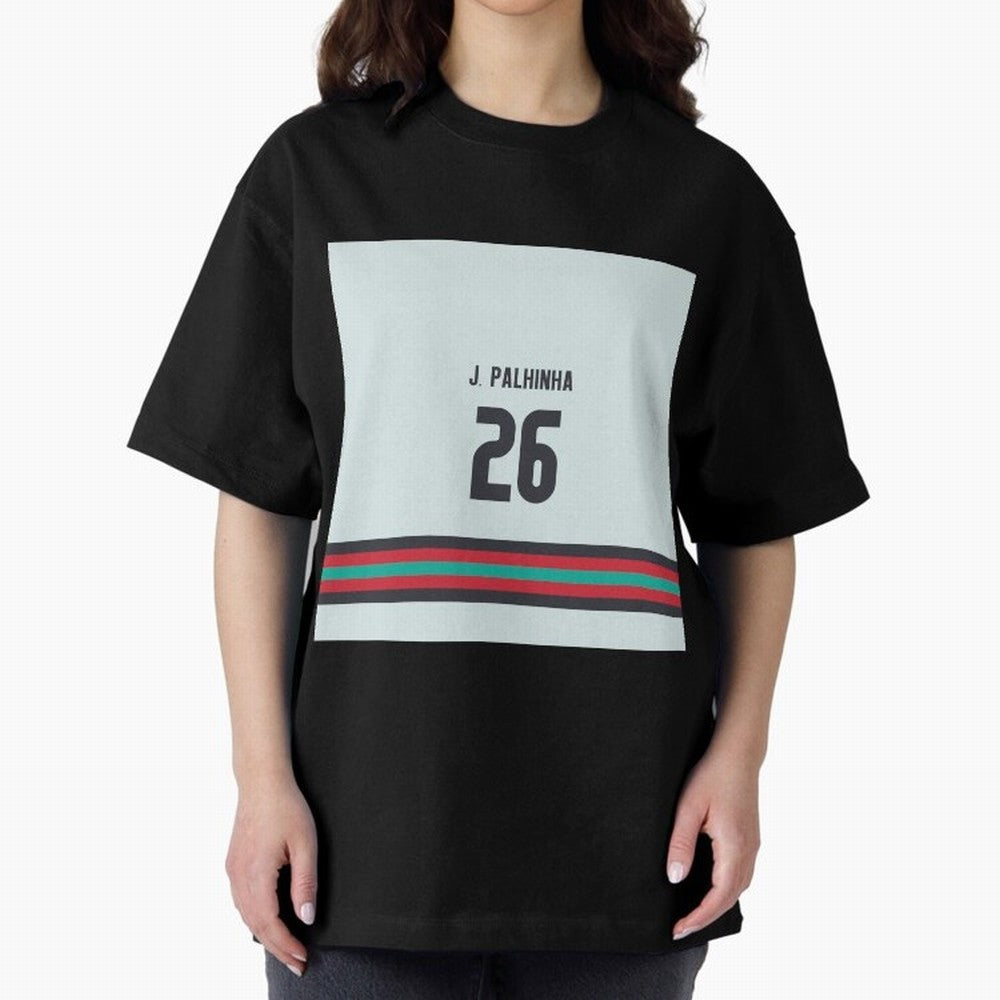 Palhinha Portugal Away Oversized T-Shirt Fuel FIFA World Cup 2026 Group Stage Spirit, Highlighting Germany, Messi, Neymar and Mbappe, Retro Football Energy, Iconic Rivalries, Trophy Chase Drama and Stadium Atmosphere; Great for Supporters Who Love