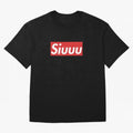 Siuu Oversized T-Shirt Celebrate Football Dreams Across FIFA World Cup 2026 Group Stage for Fans of Cristiano Ronaldo, Haaland and CR7 and Portugal, Spain and Germany, Bringing Goal Celebration Energy, Supporter Heritage, Football Icons and