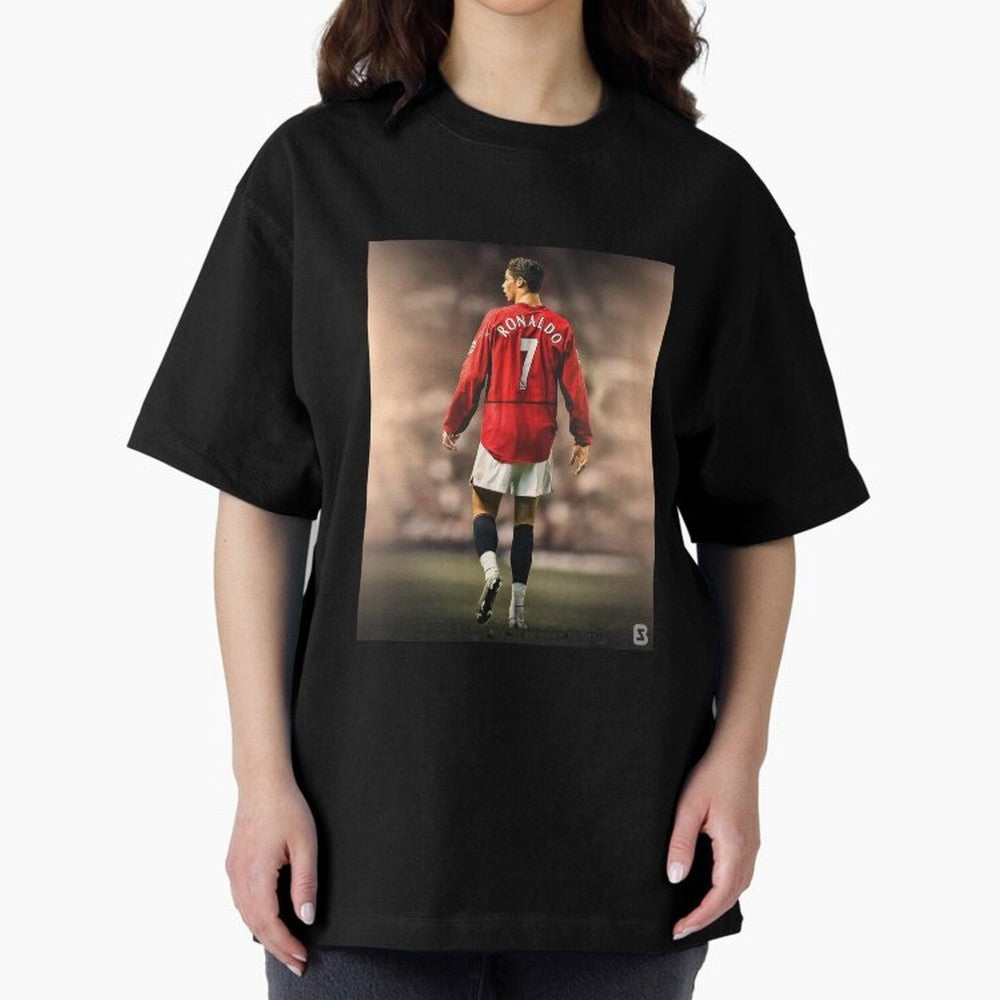 ronaldo Oversized T-Shirt Cheer through Every Moment of FIFA World Cup 2026 USA Canada Mexico with Cristiano Ronaldo, England, France and Netherlands Energy, Stadium Chants, National Pride, Trophy Dreams and Unforgettable Football Memories; Ideal