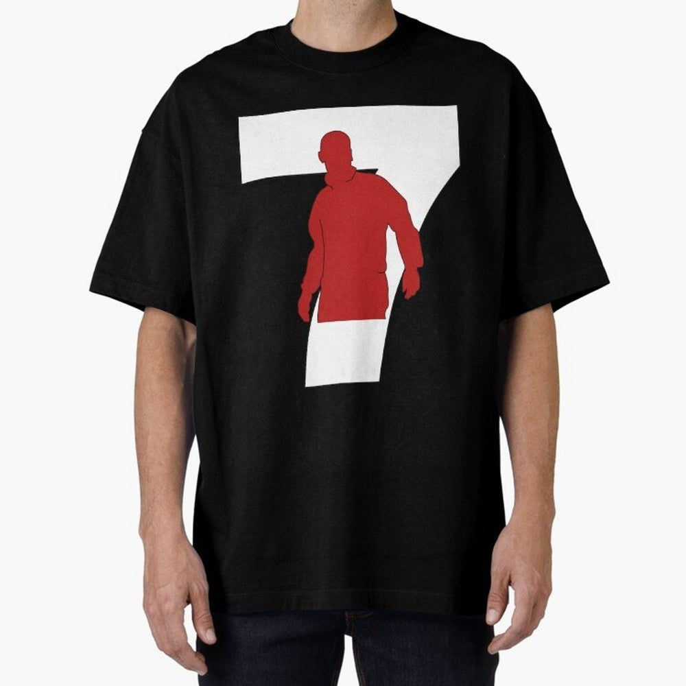 Eric Cantona Manchester United 7 Oversized T-Shirt Relive Legendary Nights from FIFA World Cup 2026 Group Stage Spirit, Centered on Brazil, Portugal and Argentina, Messi and Cristiano Ronaldo, Championship Spirit, Famous Goals, Roaring Crowds and