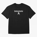 Siuuu Oversized T-Shirt Represent the Passion of Match Day Hype around FIFA World Cup 2026 USA Canada Mexico, Messi, Spain, Football Passion, Legendary Performances, Festival Vibes and Supporter Community; Ideal for Passionate Fans Who Love