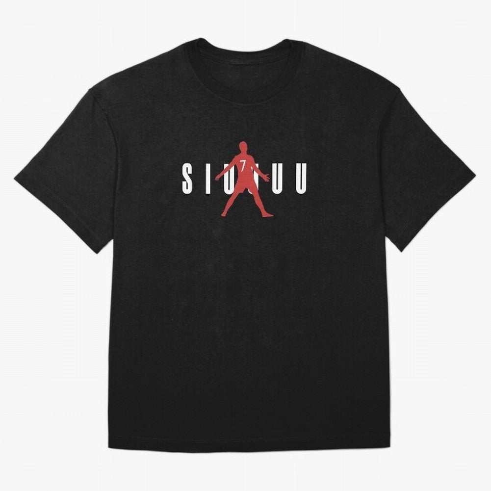 Cristiano Ronaldo Manchester United Siuuuu Oversized T-Shirt Follow the Final Road of Match Day Hype around FIFA World Cup 2026 Group Stage, CR7, Argentina and Brazil, Supporter Pride, Iconic Celebrations, Legendary Names and Global Match Day