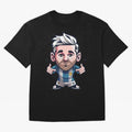 Lionel Messi Oversized T-Shirt Bring FIFA World Cup 2026 Spirit, Featuring Spain and Netherlands, Cristiano Ronaldo, Goal Celebration Energy, Supporter Heritage, Football Icons and Worldwide Tournament Joy; Great for Supporters Who Love Legendary