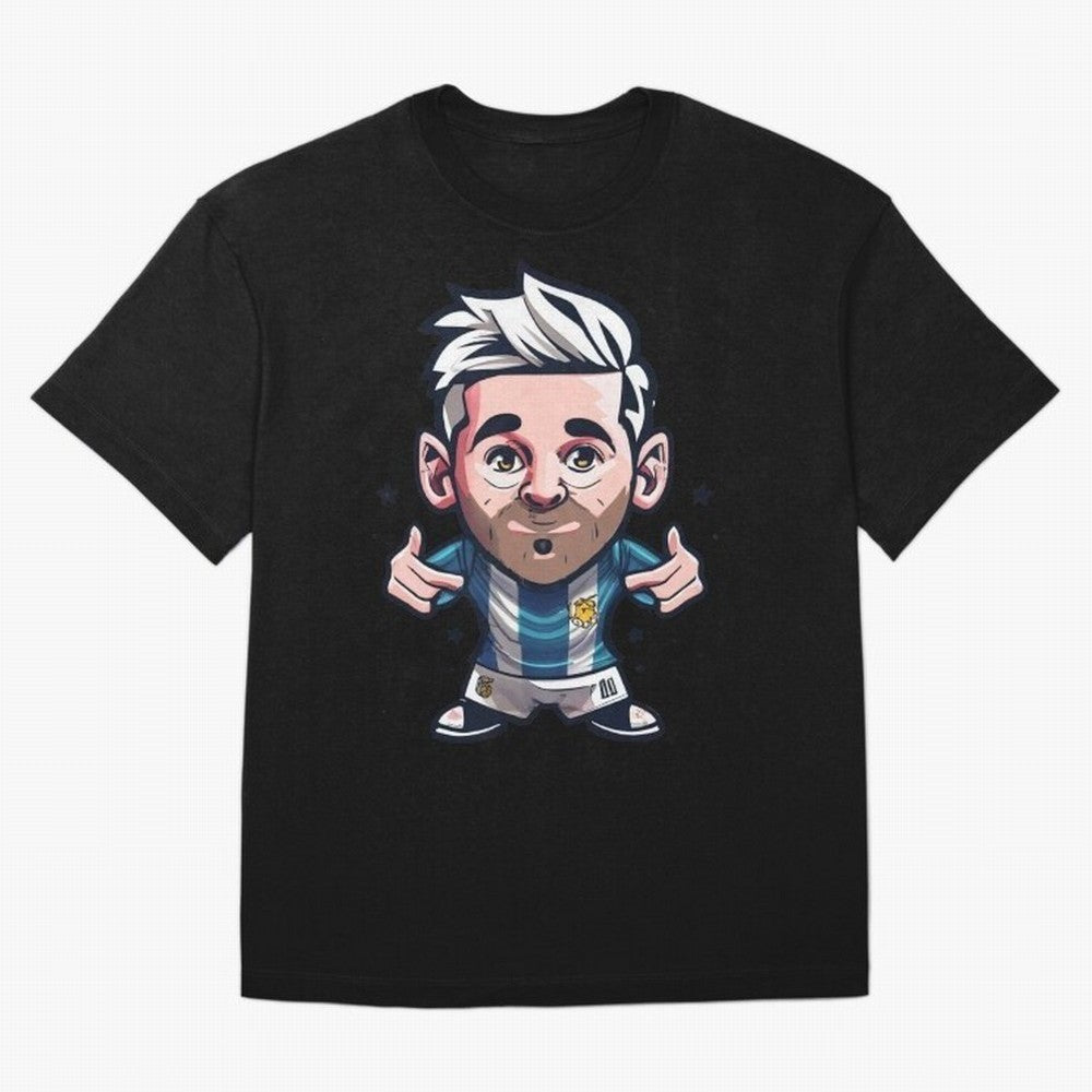 Lionel Messi Oversized T-Shirt Bring FIFA World Cup 2026 Spirit, Featuring Spain and Netherlands, Cristiano Ronaldo, Goal Celebration Energy, Supporter Heritage, Football Icons and Worldwide Tournament Joy; Great for Supporters Who Love Legendary