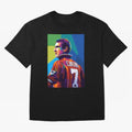 Cantona Man United 7 Pop Art Oversized T-Shirt Experience the Global Stage of Global Football Passion for FIFA World Cup 2026 USA Canada Mexico, Capturing Neymar, Haaland and Cristiano Ronaldo, Portugal, Match Day Excitement, Supporter Culture,
