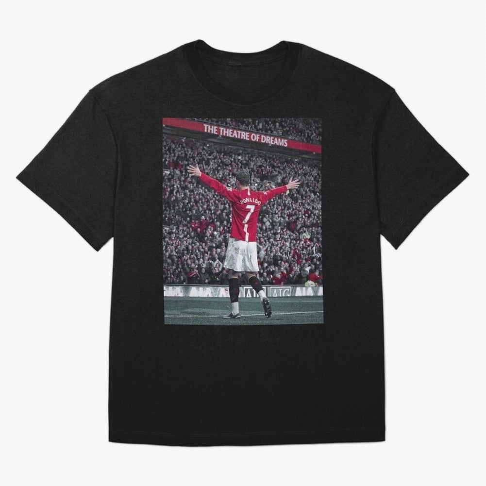 Cristiano Ronaldo Manchester United Oversized T-Shirt Make Game Day About FIFA World Cup 2026 Group Stage with Messi, CR7 and Mbappe, Brazil Energy, Football Passion, Legendary Performances, Festival Vibes and Supporter Community; Great for Watch