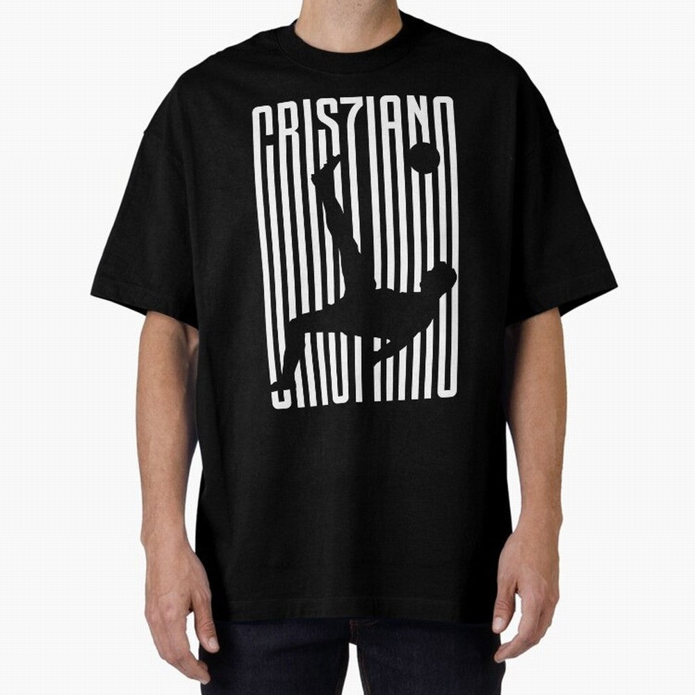 CR7 Juve White Oversized T-Shirt Upgrade FIFA World Cup 2026 for Fans of CR7 and England, Bringing Sports Nostalgia, International Competition, Famous Players and Unforgettable Victories; Great for Watch Parties, Sports Bars, Family Nights, Fan