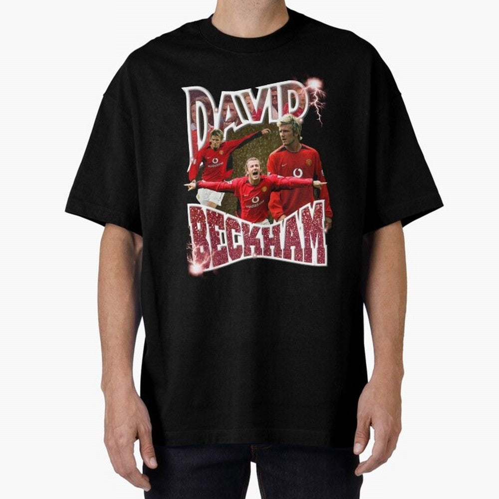 David Beckham Graphic Tee Oversized T-Shirt Feel FIFA World Cup 2026 for Fans of Cristiano Ronaldo, Haaland and CR7 and Argentina, Bringing Football History, Final Match Energy, Crowd Noise and Once in a Lifetime Moments; Great for Supporters Who
