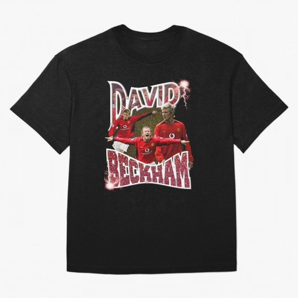 David Beckham Graphic Tee Oversized T-Shirt Feel FIFA World Cup 2026 for Fans of Cristiano Ronaldo, Haaland and CR7 and Argentina, Bringing Football History, Final Match Energy, Crowd Noise and Once in a Lifetime Moments; Great for Supporters Who