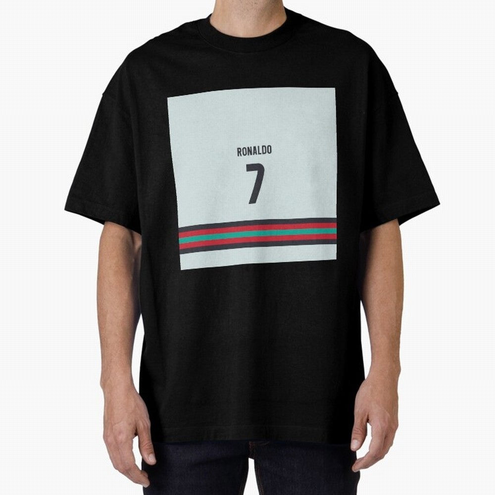 Cristiano Ronaldo Portugal Away Oversized T-Shirt Celebrate the Biggest Stage of the FIFA World Cup 2026 Group Stage Journey through Messi, Neymar and Mbappe Highlights, England and Germany Pride, Worldwide Fan Energy, Dramatic Goals, Stadium