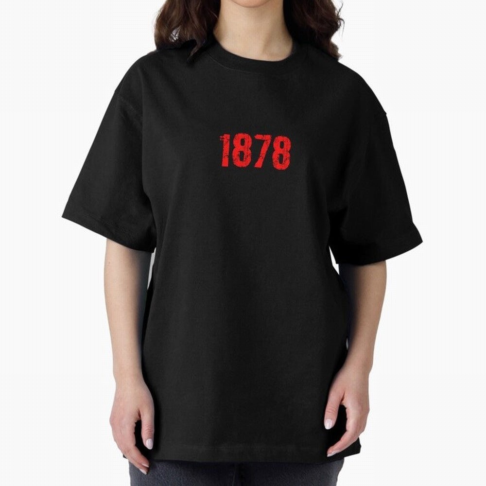 1878 Oversized T-Shirt Celebrate National Team Dreams in FIFA World Cup 2026 for Fans of CR7 and Spain and Netherlands, Bringing Football Passion, Legendary Performances, Festival Vibes and Supporter Community; Made for Collectors Who Enjoy Iconic