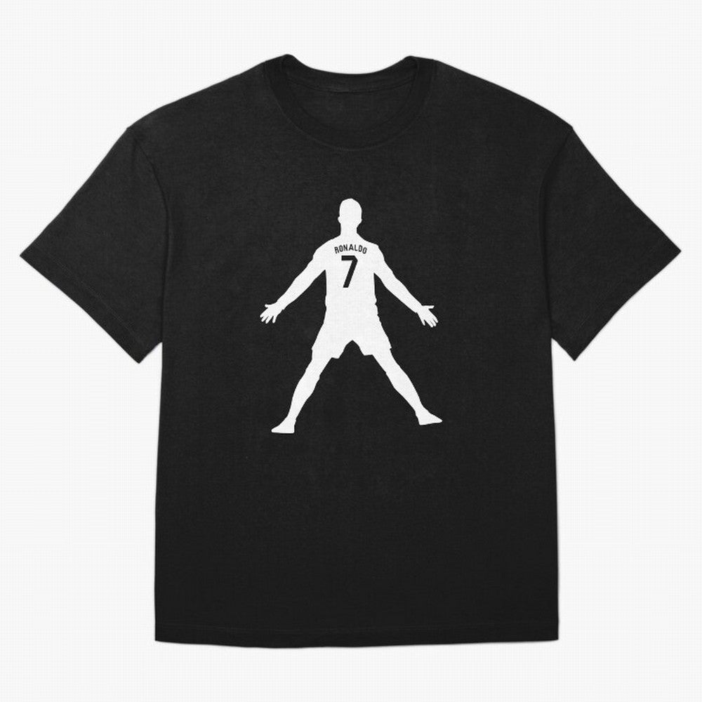 Cristiano Ronaldo Celebration in White Oversized T-Shirt Celebrate Golden Goal Energy in FIFA World Cup 2026 for Fans of Messi, CR7 and Mbappe and Spain and Netherlands, Bringing Match Day Excitement, Supporter Culture, Golden Goals and Global