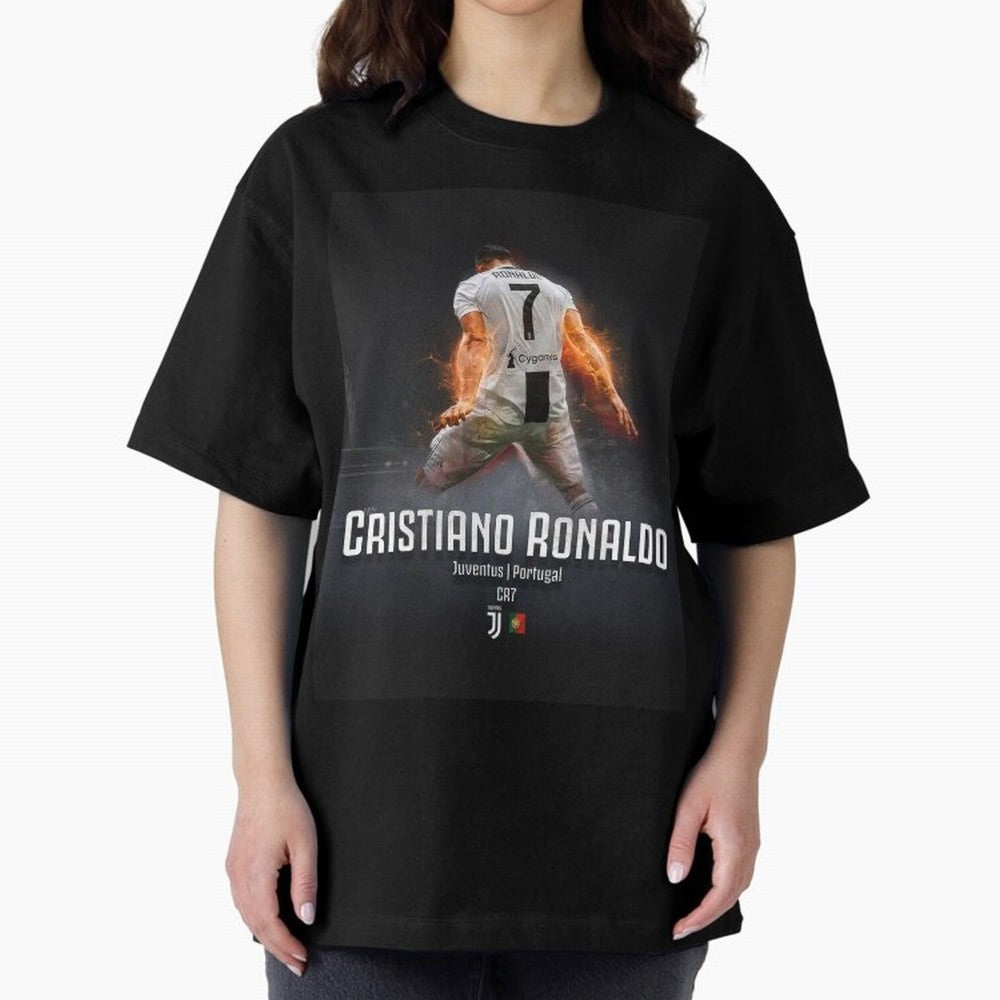 CR7 ¡ï Oversized T-Shirt Carry the Colors and Pride of FIFA World Cup 2026 for Fans of Messi, CR7 and Mbappe and England and Germany, Bringing Game Day Rituals, Football Legends, Country Pride and the Road to the Final; Made for Collectors Who