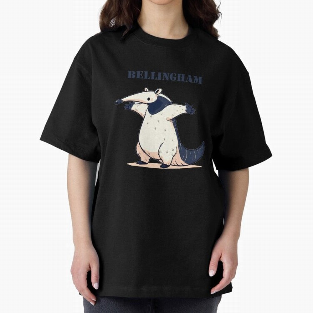 Celebration Bellingham Tamandua Oversized T-Shirt Get Ready for Match Day Hype around FIFA World Cup 2026 Group Stage, Mbappe and Neymar, France and Portugal, Vintage Soccer Flavor, Modern Football Stars, National Flags and Final Night Emotion;