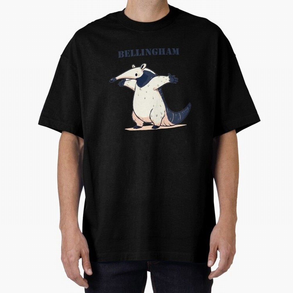 Celebration Bellingham Tamandua Oversized T-Shirt Get Ready for Match Day Hype around FIFA World Cup 2026 Group Stage, Mbappe and Neymar, France and Portugal, Vintage Soccer Flavor, Modern Football Stars, National Flags and Final Night Emotion;