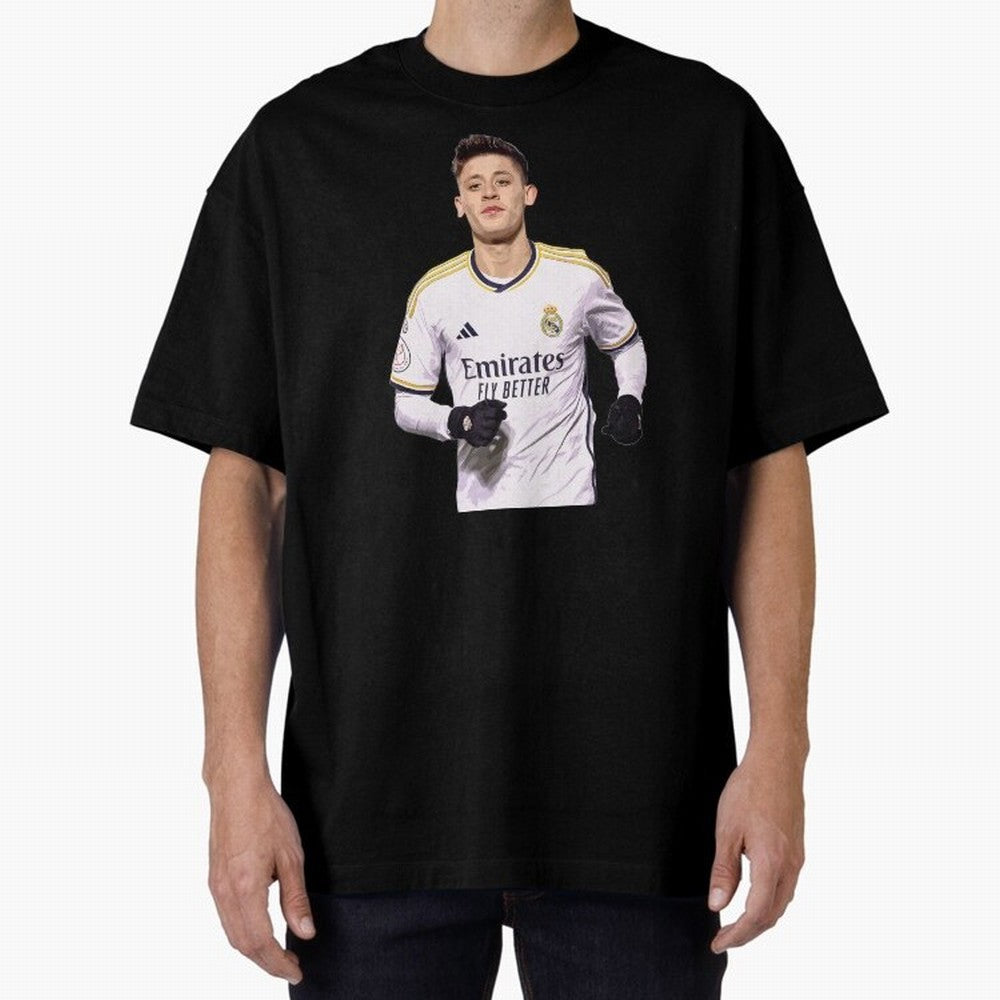 arda guler real madrid Oversized T-Shirt Honor the Football Icons of FIFA World Cup 2026 USA Canada Mexico Spirit, Inspired by Germany, Haaland, Retro Football Energy, Iconic Rivalries, Trophy Chase Drama and Stadium Atmosphere; Created for Match