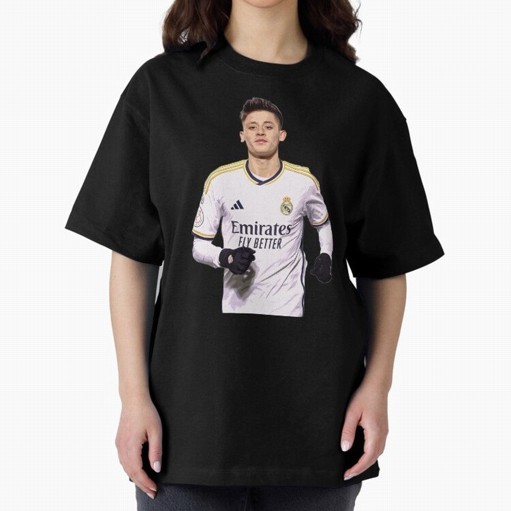arda guler real madrid Oversized T-Shirt Honor the Football Icons of FIFA World Cup 2026 USA Canada Mexico Spirit, Inspired by Germany, Haaland, Retro Football Energy, Iconic Rivalries, Trophy Chase Drama and Stadium Atmosphere; Created for Match