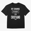 Cristiano Personalized Name Birthday Gift Oversized T-Shirt Celebrate the Magic of FIFA World Cup 2026 USA Canada Mexico Inspired by Haaland and Mbappe, Spain Energy, Fan Favorite Moments, National Team Passion, Big Match Drama and Soccer History;