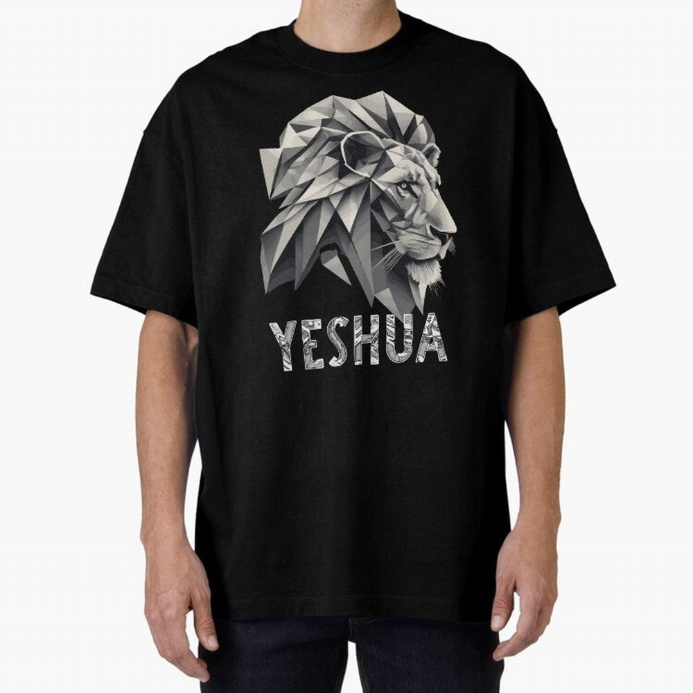 ILUSTRACI¨®N DE LE¨®N CRISTALIZADO YESHUA Oversized T-Shirt Show Up for the Glory of FIFA World Cup 2026 for Fans of Messi and England, Bringing Stadium Chants, National Pride, Trophy Dreams and Unforgettable Football Memories; Perfect for Fans,