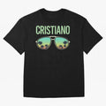 Cool Glasses Cristiano Oversized T-Shirt Bring World Football Passion into the FIFA World Cup 2026 Group Stage Journey through Haaland and Mbappe Highlights, Argentina, France and Brazil Pride, Classic Soccer Heritage, Championship Pressure, Fan