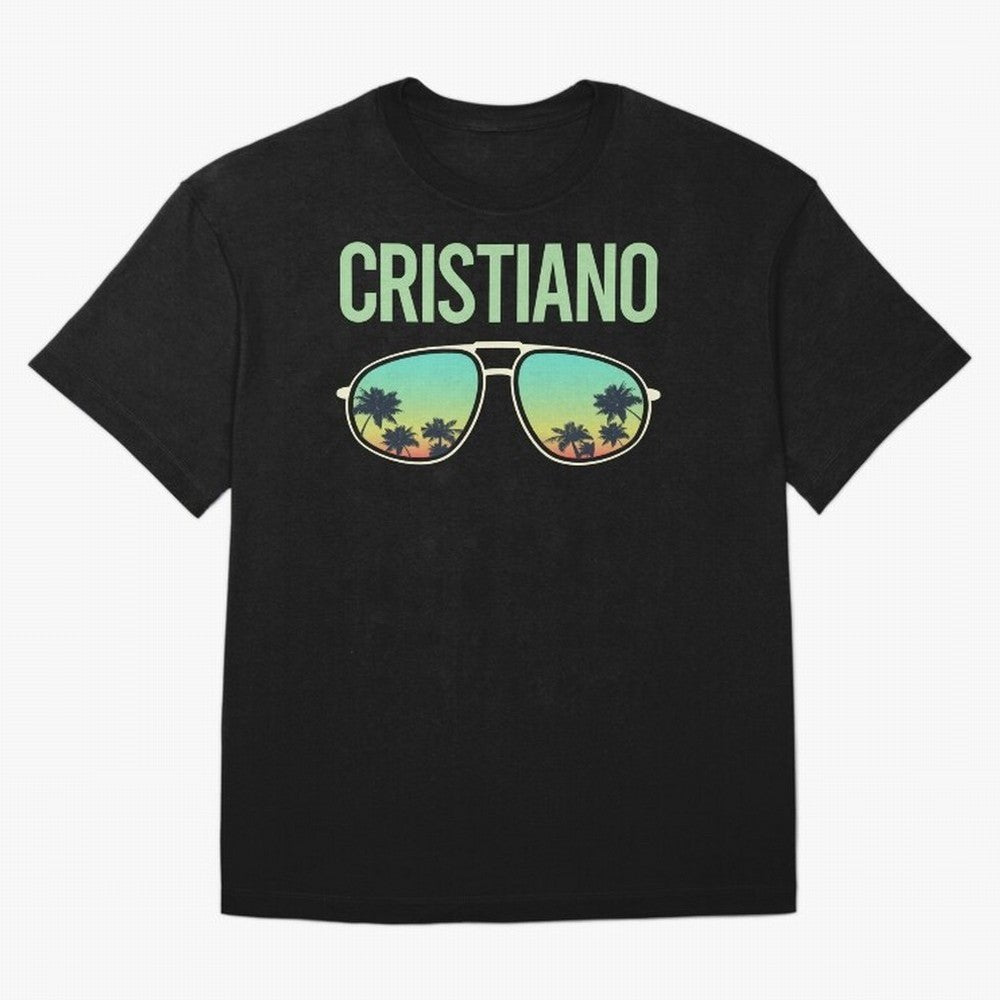 Cool Glasses Cristiano Oversized T-Shirt Bring World Football Passion into the FIFA World Cup 2026 Group Stage Journey through Haaland and Mbappe Highlights, Argentina, France and Brazil Pride, Classic Soccer Heritage, Championship Pressure, Fan