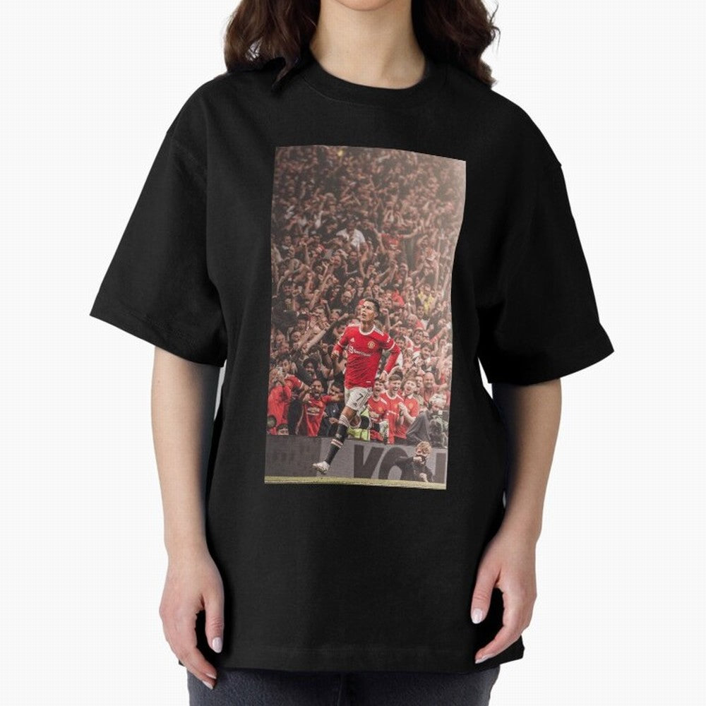 cristiano Oversized T-Shirt Bring Home Match Day Hype around FIFA World Cup 2026 USA Canada Mexico, Cristiano Ronaldo, Haaland and CR7, Brazil, Retro Football Energy, Iconic Rivalries, Trophy Chase Drama and Stadium Atmosphere; Ideal for Fans Who