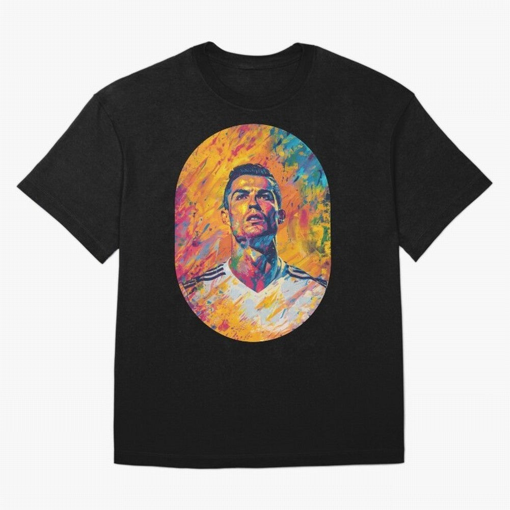 Cristiano Oversized T-Shirt Enjoy Global Football Passion for FIFA World Cup 2026 USA Canada Mexico, Highlighting Cristiano Ronaldo, Netherlands, Stadium Chants, National Pride, Trophy Dreams and Unforgettable Football Memories; Perfect for People