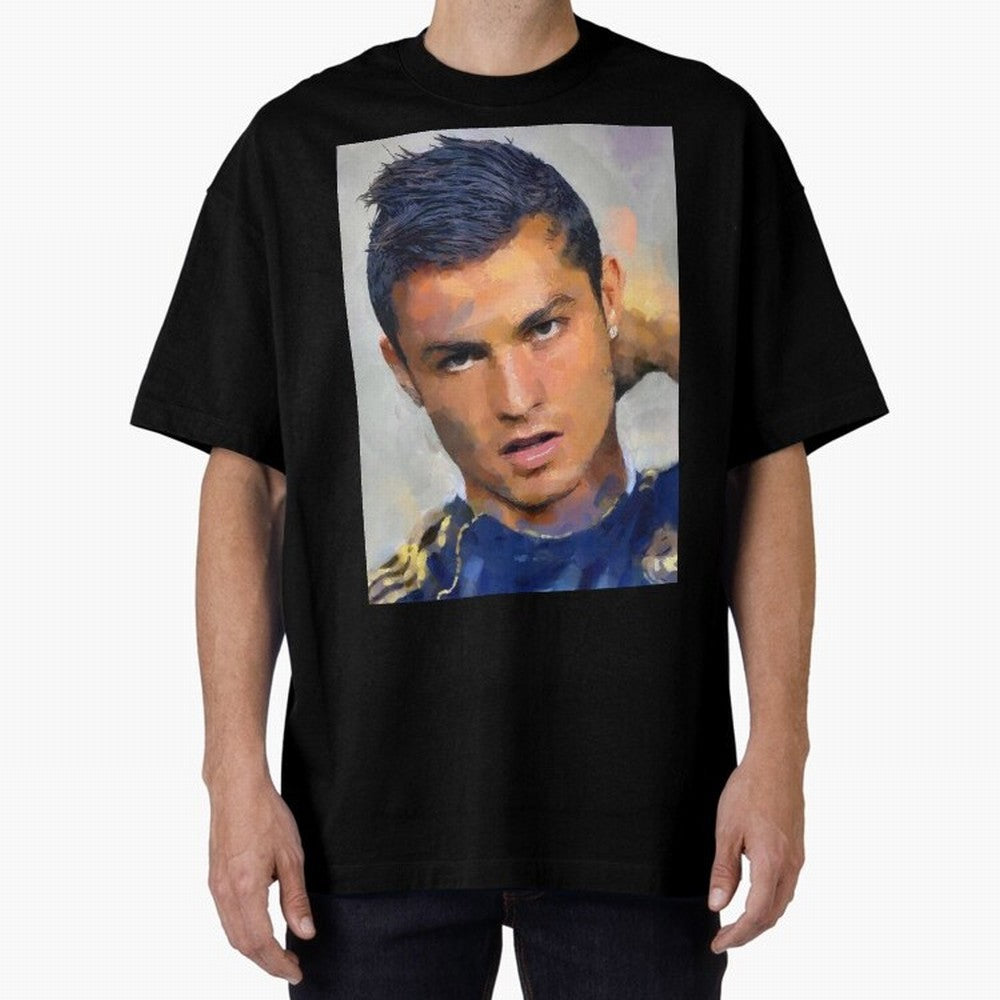 Cristiano Oversized T-Shirt Support the Legends of Global Football Passion for FIFA World Cup 2026, Inspired by CR7, Spain, Football Festival Excitement, Trophy Ambitions, Country Rivalries and Star Player Buzz; Built for Supporters Chasing Trophy