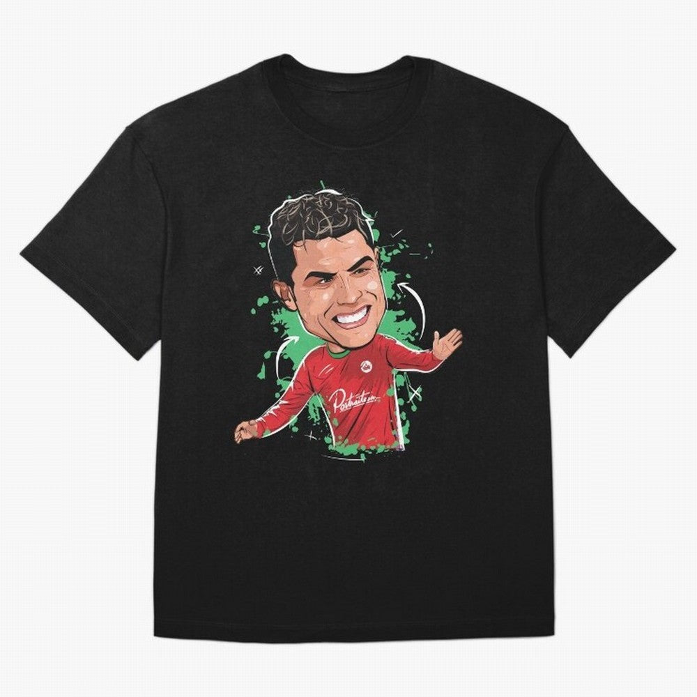 Cristiano Oversized T-Shirt Join Global Football Passion for FIFA World Cup 2026 USA Canada Mexico, with Mbappe, England, France and Netherlands, Football Passion, Legendary Performances, Festival Vibes and Supporter Community; Made for Collectors