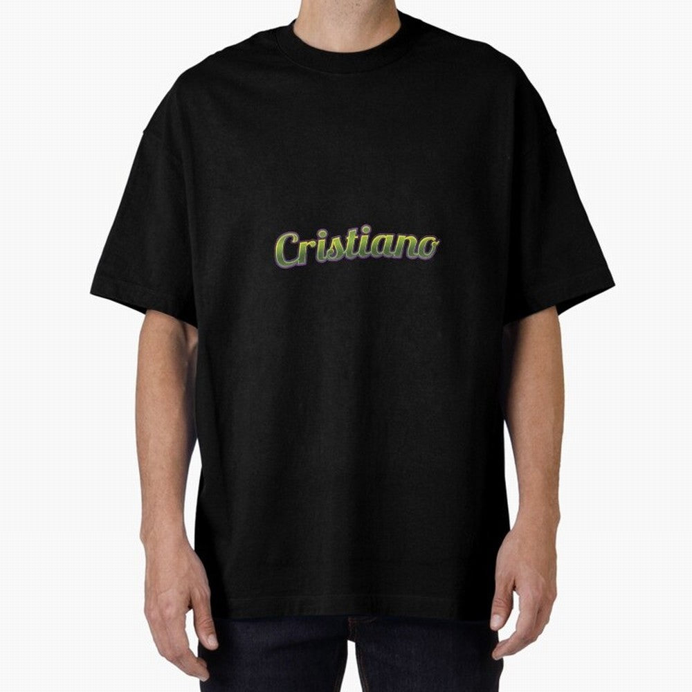 Cristiano Oversized T-Shirt Fuel Your Fan Pride for Global Football Passion for FIFA World Cup 2026, with Messi and Cristiano Ronaldo, England and Germany, Supporter Pride, Iconic Celebrations, Legendary Names and Global Match Day Energy; Great for