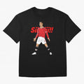CR7 Siiiii!, Cristiano Ronaldo's trademark goal celebration Oversized T-Shirt Show Match Day Excitement for FIFA World Cup 2026 USA Canada Mexico Spirit, Made for England and Germany, Messi, Championship Spirit, Famous Goals, Roaring Crowds and