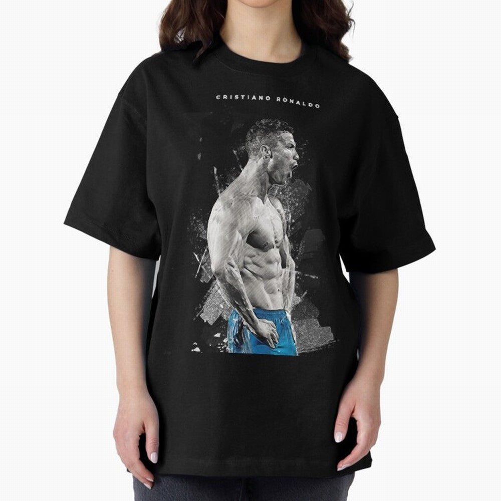 Cristiano Ronaldo Cristiano Ronaldo Oversized T-Shirt Honor Champions and Dreams in FIFA World Cup 2026 Group Stage Connected to Mbappe and Neymar, Brazil, Portugal and Argentina Energy, Football Passion, Legendary Performances, Festival Vibes and