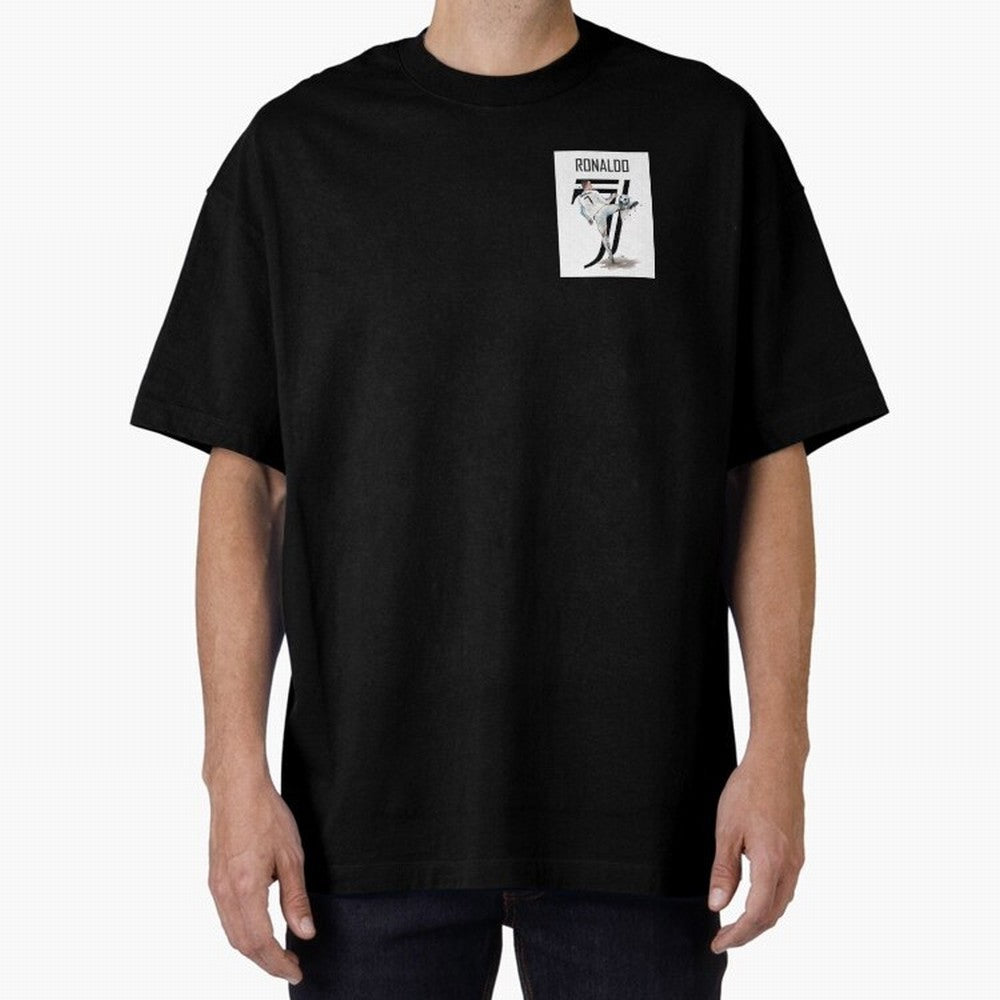 RONALDO CRISTIANO 7 Oversized T-Shirt Unlock FIFA World Cup 2026 USA Canada Mexico for Fans of Messi, Neymar and Mbappe and Germany, Bringing Champion Mindset, Group Stage Buzz, Knockout Tension and Passionate Fan Culture; Great for Supporters Who