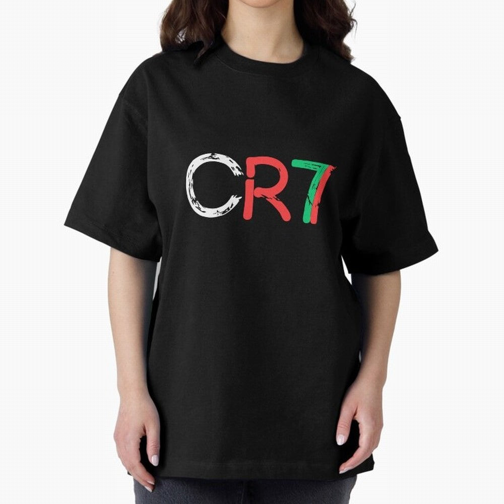 CR7 Cristiano Ronaldo Design Oversized T-Shirt Carry the Colors and Pride of FIFA World Cup 2026 USA Canada Mexico for Fans of CR7 and England, France and Netherlands, Bringing Match Day Excitement, Supporter Culture, Golden Goals and Global