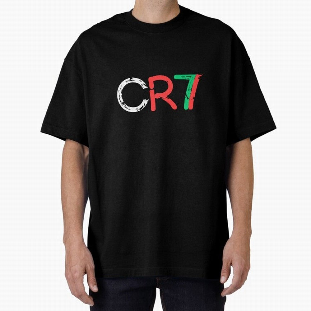 CR7 Cristiano Ronaldo Design Oversized T-Shirt Carry the Colors and Pride of FIFA World Cup 2026 USA Canada Mexico for Fans of CR7 and England, France and Netherlands, Bringing Match Day Excitement, Supporter Culture, Golden Goals and Global