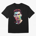 Cristiano Ronaldo Pop Art Portrait Oversized T-Shirt Celebrate the Next Chapter of Global Football Passion for FIFA World Cup 2026 Group Stage, Driven by Messi, Neymar and Mbappe, Netherlands, Game Day Rituals, Football Legends, Country Pride and