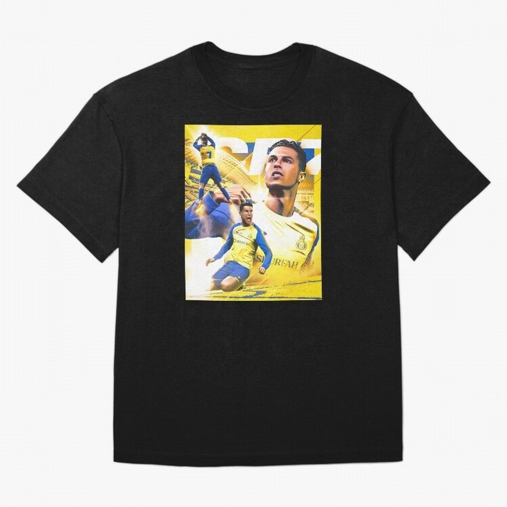 legend footballer yellow Oversized T-Shirt Celebrate Unforgettable Nights in FIFA World Cup 2026 for Fans of Haaland and Mbappe and Spain, Bringing Soccer Culture, Superstar Moments, National Team Dreams and Competitive Fire; Ideal for Football