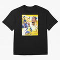 legend footballer yellow Oversized T-Shirt Celebrate Unforgettable Nights in FIFA World Cup 2026 for Fans of Haaland and Mbappe and Spain, Bringing Soccer Culture, Superstar Moments, National Team Dreams and Competitive Fire; Ideal for Football