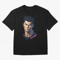 Cristiano Ronaldo Anime Style Oversized T-Shirt Follow the Final Road of Match Day Hype around FIFA World Cup 2026, Haaland, Argentina, France and Brazil, Football Passion, Legendary Performances, Festival Vibes and Supporter Community; Great for