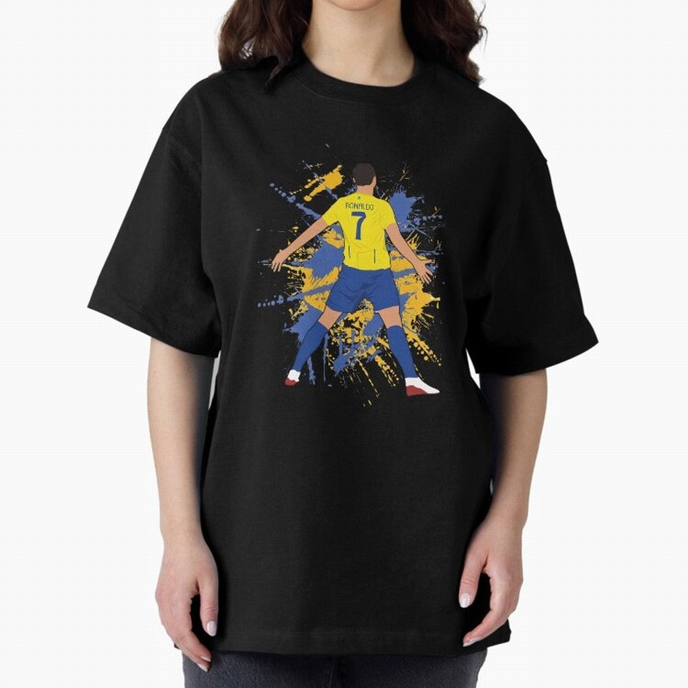 siuu cristiano alnasr football Oversized T-Shirt Represent Fans Who Live for Global Football Passion for FIFA World Cup 2026, Capturing CR7, Germany, Football History, Final Match Energy, Crowd Noise and Once in a Lifetime Moments; Perfect for