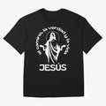JES¨²S - el camino, la verdad y la vida Oversized T-Shirt Step into Global Football Passion for FIFA World Cup 2026 Group Stage, Built around Messi, CR7 and Mbappe, Brazil, Portugal and Argentina, Sports Nostalgia, International Competition, Famous