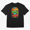 Modern 3D Psalm 23 Spanish Christian Art - El Se?or es mi Pastor Oversized T-Shirt Capture Stadium Memories from Match Day Hype around FIFA World Cup 2026 USA Canada Mexico, Messi and Cristiano Ronaldo, England and Germany, Worldwide Fan Energy,